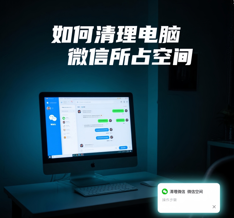 硬盘空间不足，如何清理电脑微信所占用空间
